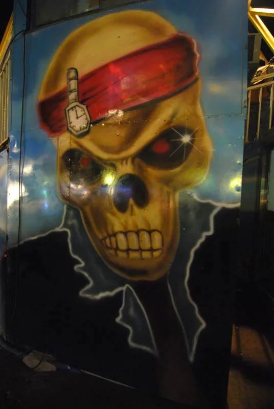 Destination: Wolmi-do Amusement Park — at night (Incheon) - South Korea -