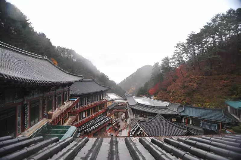 Destination: Guinsa — Buddhist high-rises and an elevator inside a temple (Chungcheongbuk-do, South… - South Korea -