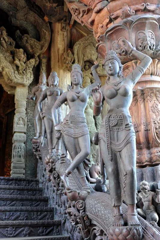 Destination: The Sanctuary of Truth — an exquisitely carved wood building that redefines irony (Pattaya, Thailand) Destination: The Sanctuary of Truth — an exquisitely carved wood building that redefines irony (Pattaya, Thailand) - Thailand -