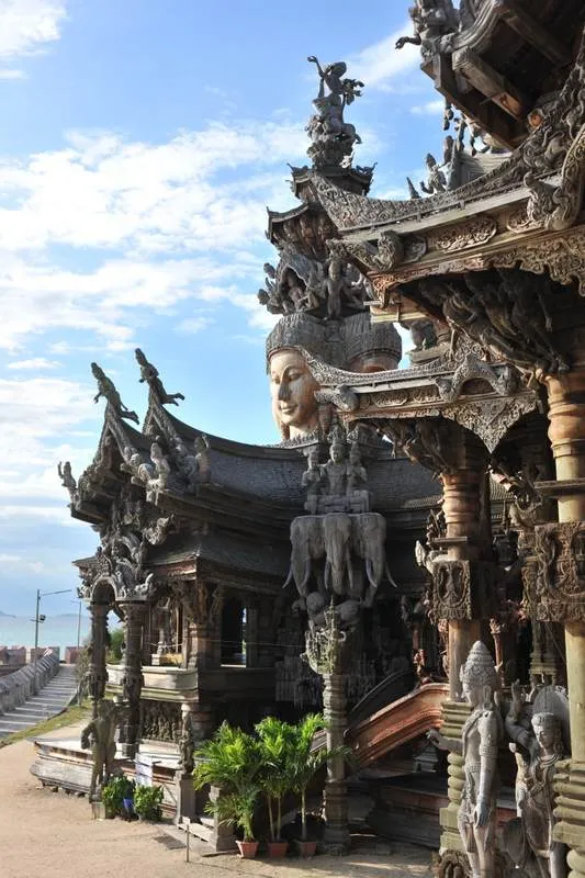 Destination: The Sanctuary of Truth — an exquisitely carved wood building that redefines irony (Pattaya, Thailand) Destination: The Sanctuary of Truth — an exquisitely carved wood building that redefines irony (Pattaya, Thailand) - Thailand -