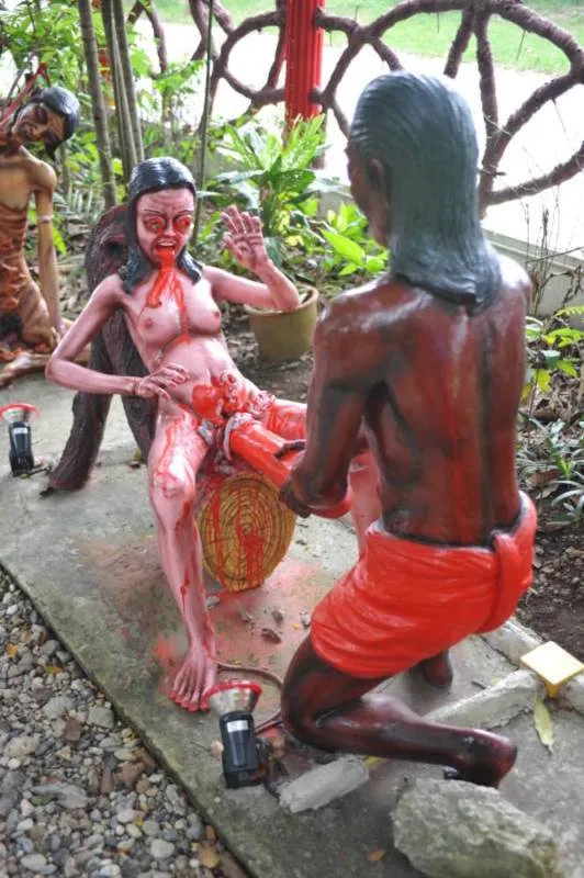 Destination: Wat Mae Kaet Noi — the creepiest, scariest Buddhist hell temple around (VERY NSFW) (Thailand) Destination: Wat Mae Kaet Noi — the creepiest, scariest Buddhist hell temple around (VERY NSFW) (Thailand) - Thailand -