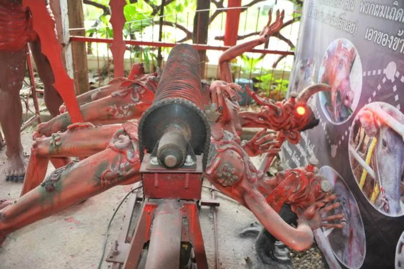 Destination: Wat Mae Kaet Noi — the creepiest, scariest Buddhist hell temple around (VERY NSFW) (Thailand) Destination: Wat Mae Kaet Noi — the creepiest, scariest Buddhist hell temple around (VERY NSFW) (Thailand) - Thailand -