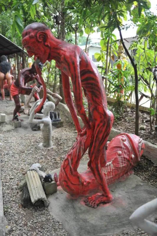 Destination: Wat Mae Kaet Noi — the creepiest, scariest Buddhist hell temple around (VERY NSFW) (Thailand) Destination: Wat Mae Kaet Noi — the creepiest, scariest Buddhist hell temple around (VERY NSFW) (Thailand) - Thailand -