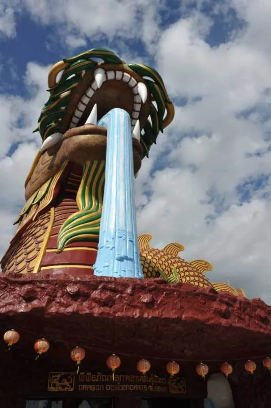 Destination: Suphanburi, Thailand: Buddhist temples, buffalo, a tall tower, and Chinese dragons (NSFW) - Thailand -