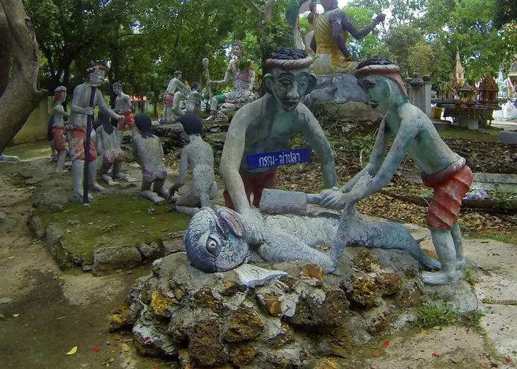 Destination: Wat Pa Thewapithak - the weirdest temple in Thailand thus far (NSFW) (Roi Et, Thailand) - Thailand -