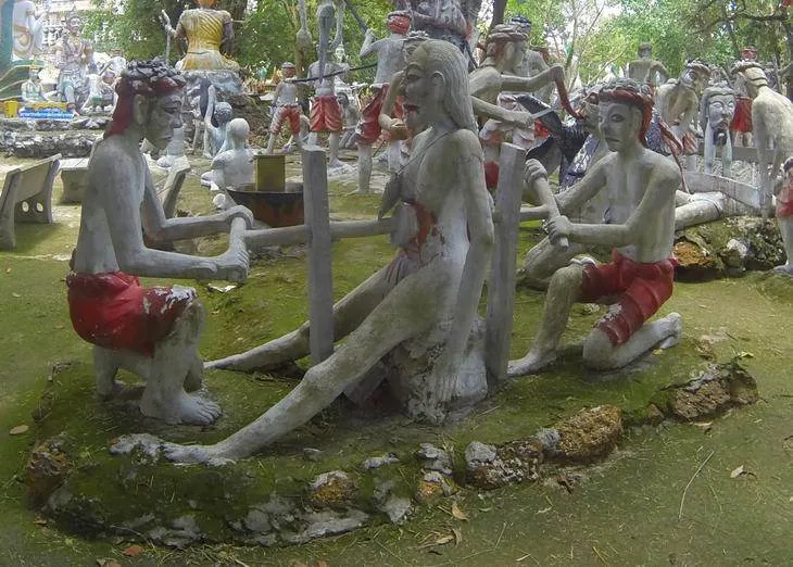 Destination: Wat Pa Thewapithak - the weirdest temple in Thailand thus far (NSFW) (Roi Et, Thailand) - Thailand -
