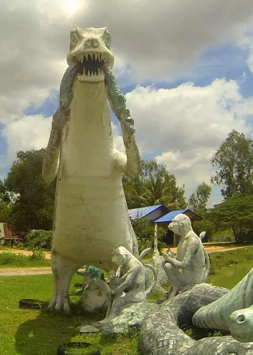 Destination: Wat Pa Non Sawan — a weird hell temple with dinosaurs (NSFW) - Thailand - Wat Pa Non Sawan