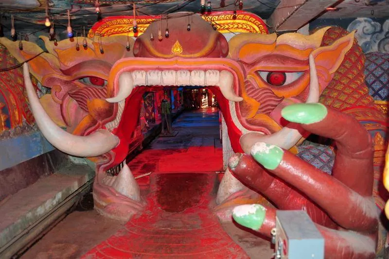 Destination: Wat Puet Udom — a freaky, colorful hell temple (NSFW) (central Thailand) Destination: Wat Puet Udom — a freaky, colorful hell temple (NSFW) (central Thailand) - Thailand -