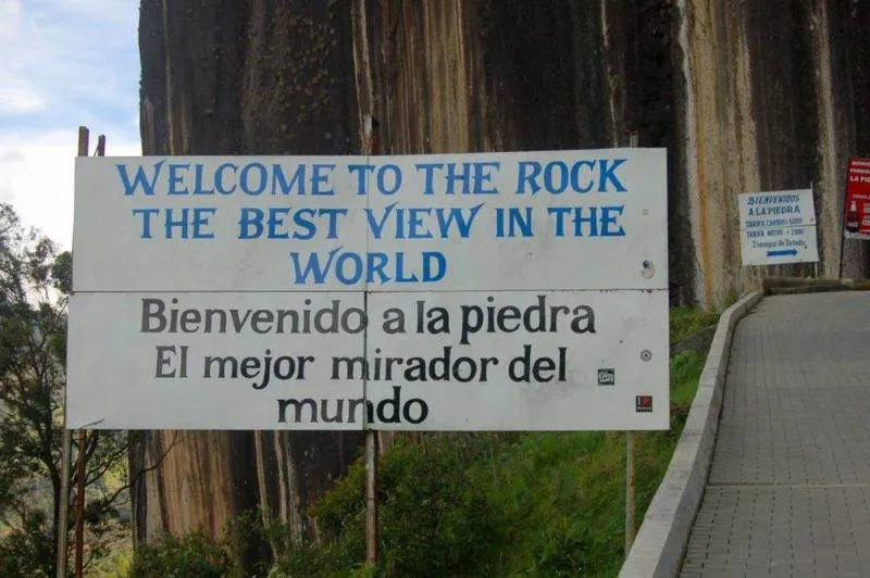 Destination: El Piedra, the big rock with 740 steps to climb - Colombia -