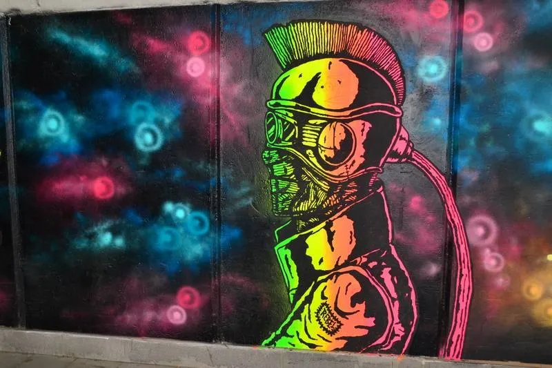 Tbilisi, Georgia, in street art Tbilisi, Georgia, in street art - Georgia - street art