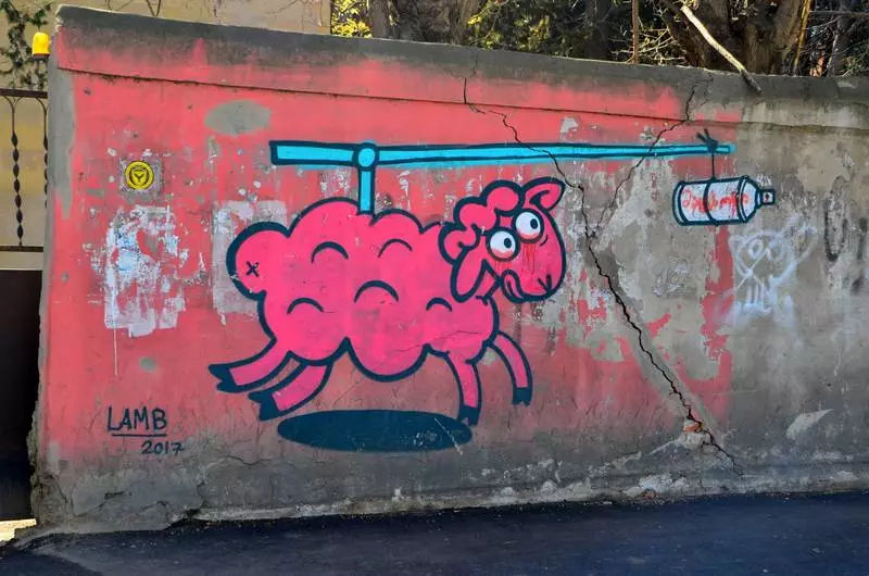 Tbilisi, Georgia, in street art - Georgia - street art