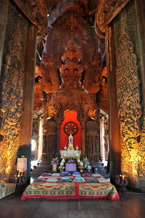 Destination: The Sanctuary of Truth — an exquisitely carved wood building that redefines irony (Pattaya, Thailand) - Thailand -