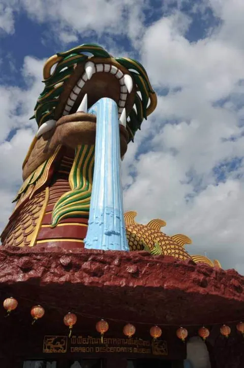 Destination: Suphanburi, Thailand: Buddhist temples, buffalo, a tall tower, and Chinese dragons (NSFW) - Thailand -