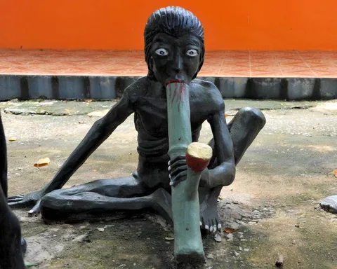 Destination: Wat Kai — the only hell temple with monkeys around - Ayutthaya, Thailand (NSFW) Destination: Wat Kai — the only hell temple with monkeys around - Ayutthaya, Thailand (NSFW) - Thailand -