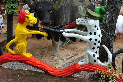 Destination: Wat Pa Lak Roy — one of the weirdest hell temples thus far (NSFW) - Nakhon Ratchasima, Thailand - Thailand -