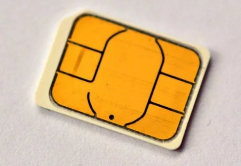 SIM card close-up